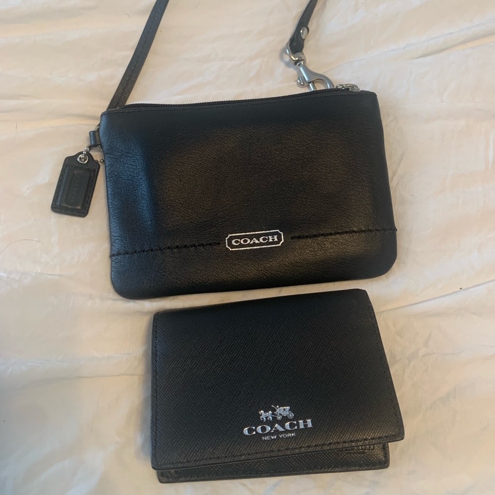 Coach wristlet and wallet combo